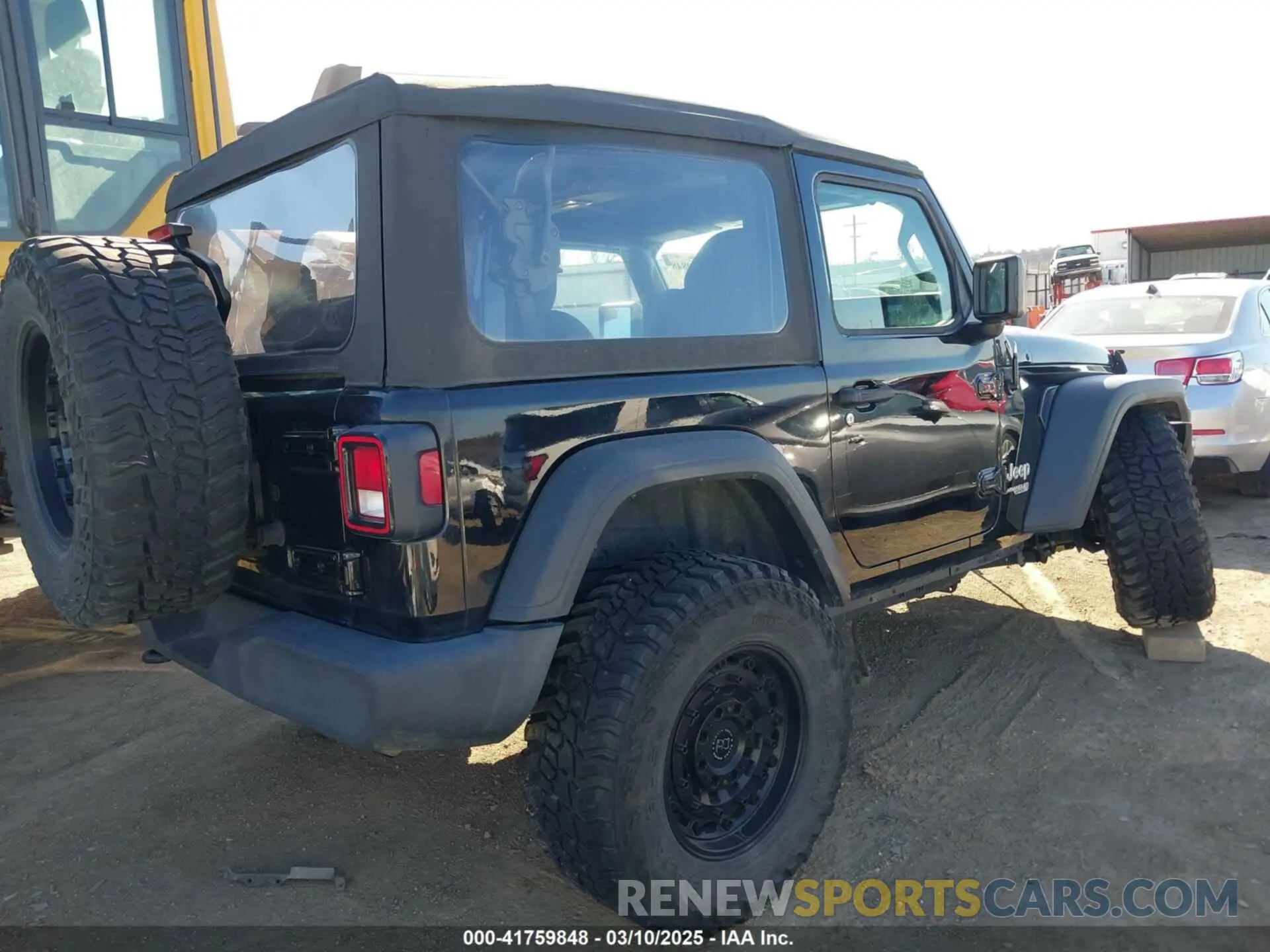 4 Фотография поврежденного автомобиля 1C4GJXAG8MW559296 JEEP WRANGLER 2021