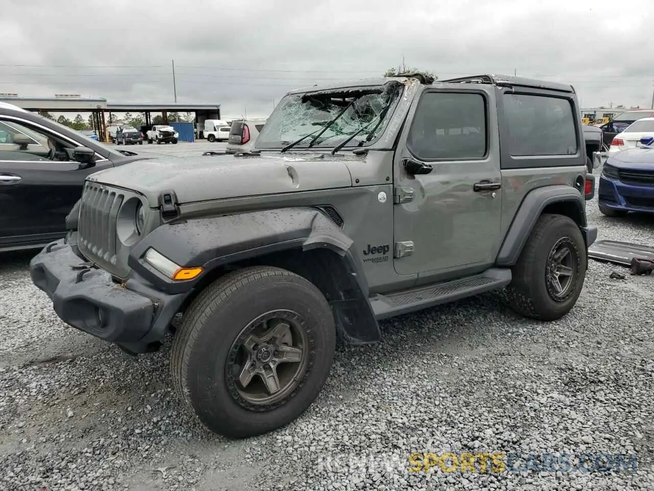 1 Photograph of a damaged car 1C4GJXAN2MW699133 JEEP WRANGLER 2021
