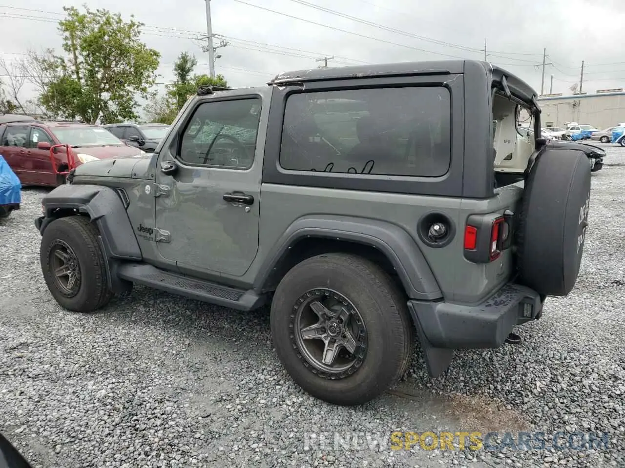 2 Photograph of a damaged car 1C4GJXAN2MW699133 JEEP WRANGLER 2021