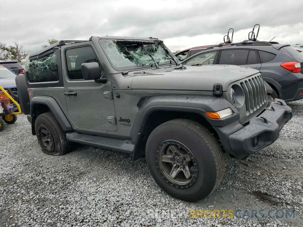 4 Photograph of a damaged car 1C4GJXAN2MW699133 JEEP WRANGLER 2021