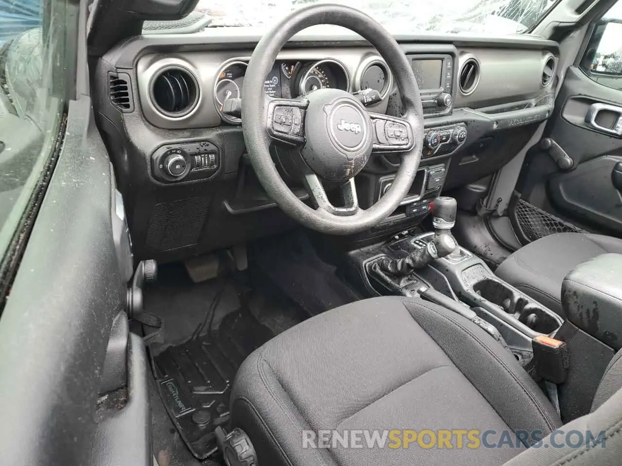 8 Photograph of a damaged car 1C4GJXAN2MW699133 JEEP WRANGLER 2021
