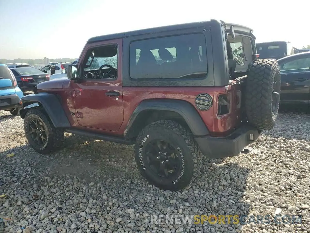 2 Photograph of a damaged car 1C4GJXAN3MW628684 JEEP WRANGLER 2021
