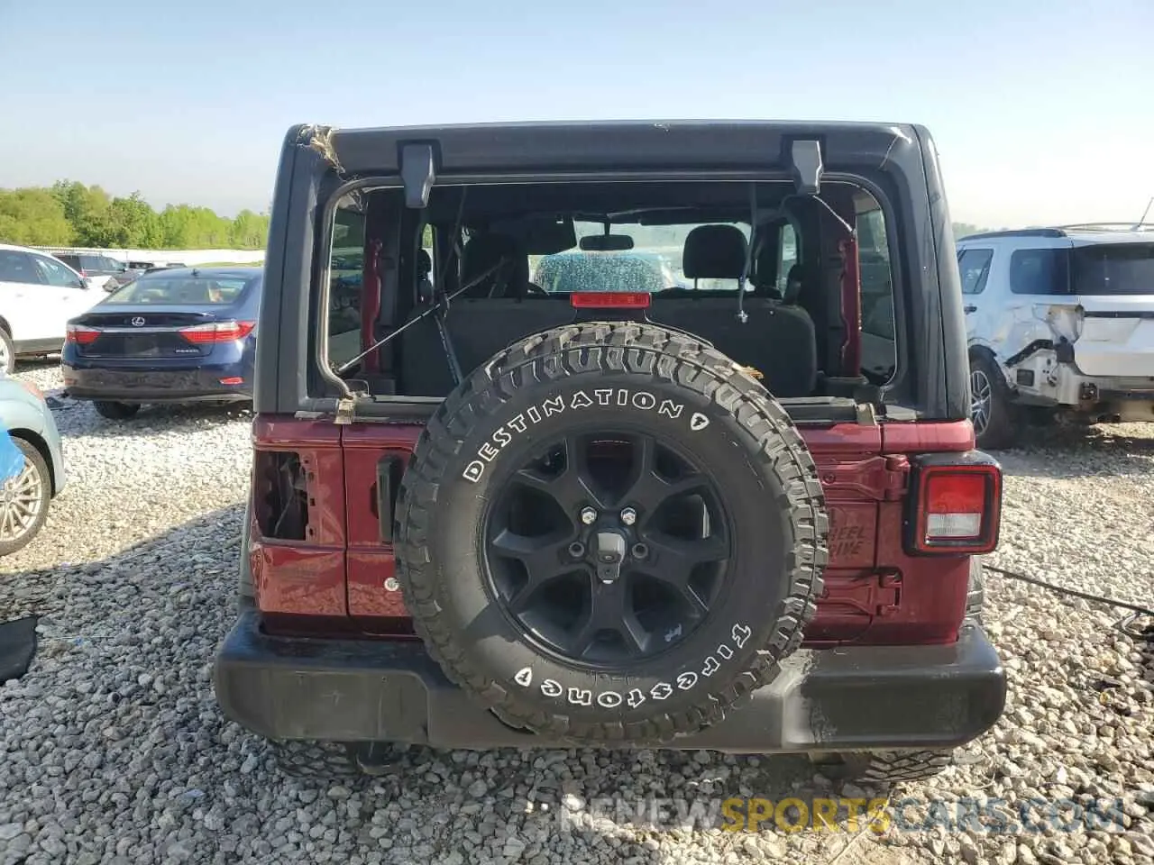 6 Photograph of a damaged car 1C4GJXAN3MW628684 JEEP WRANGLER 2021