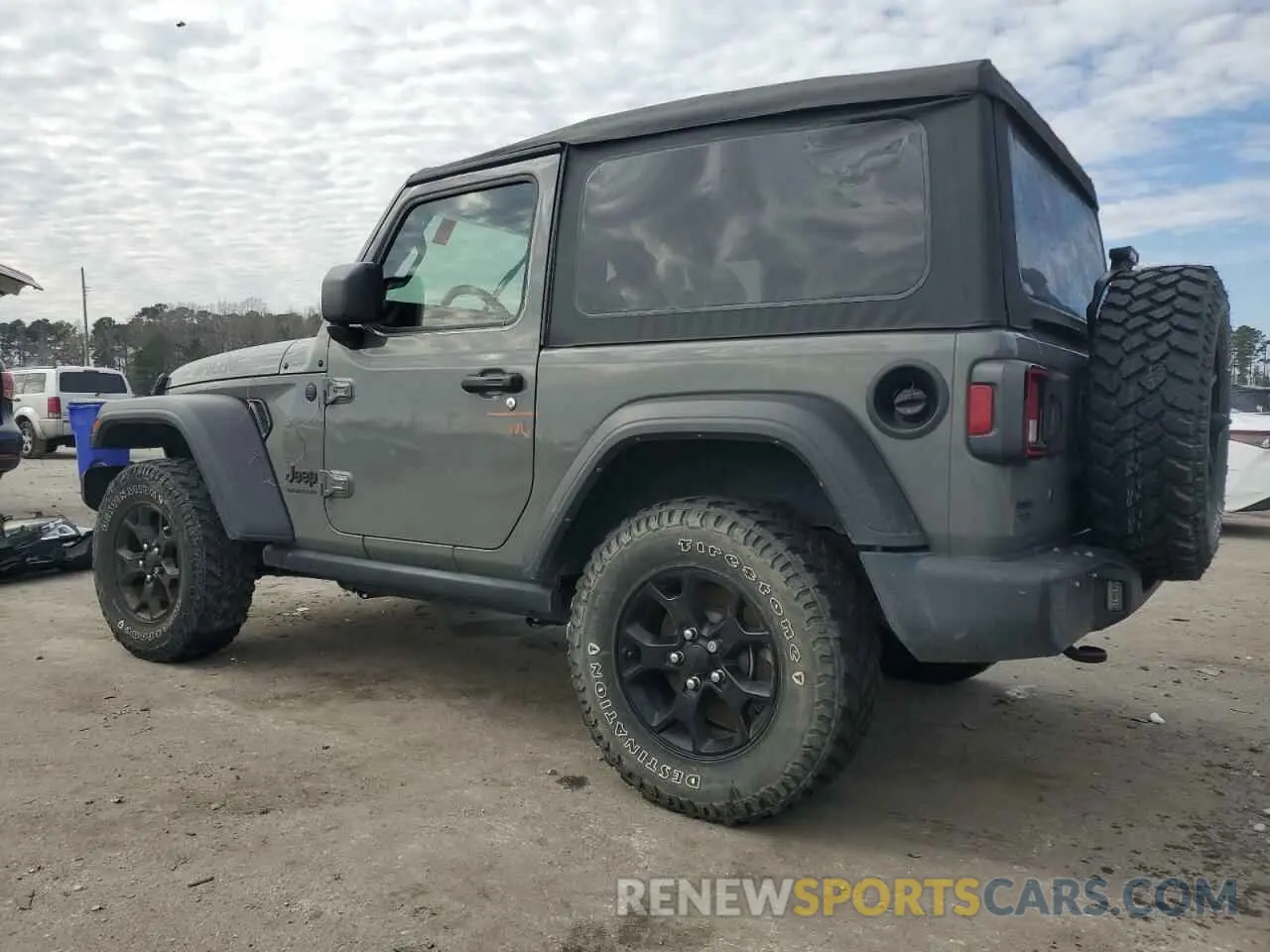 2 Фотография поврежденного автомобиля 1C4GJXAN4MW663492 JEEP WRANGLER 2021