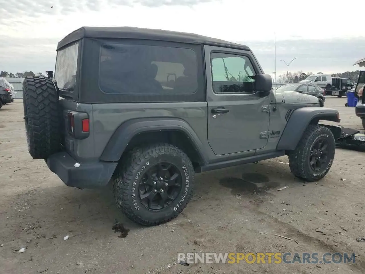 3 Фотография поврежденного автомобиля 1C4GJXAN4MW663492 JEEP WRANGLER 2021