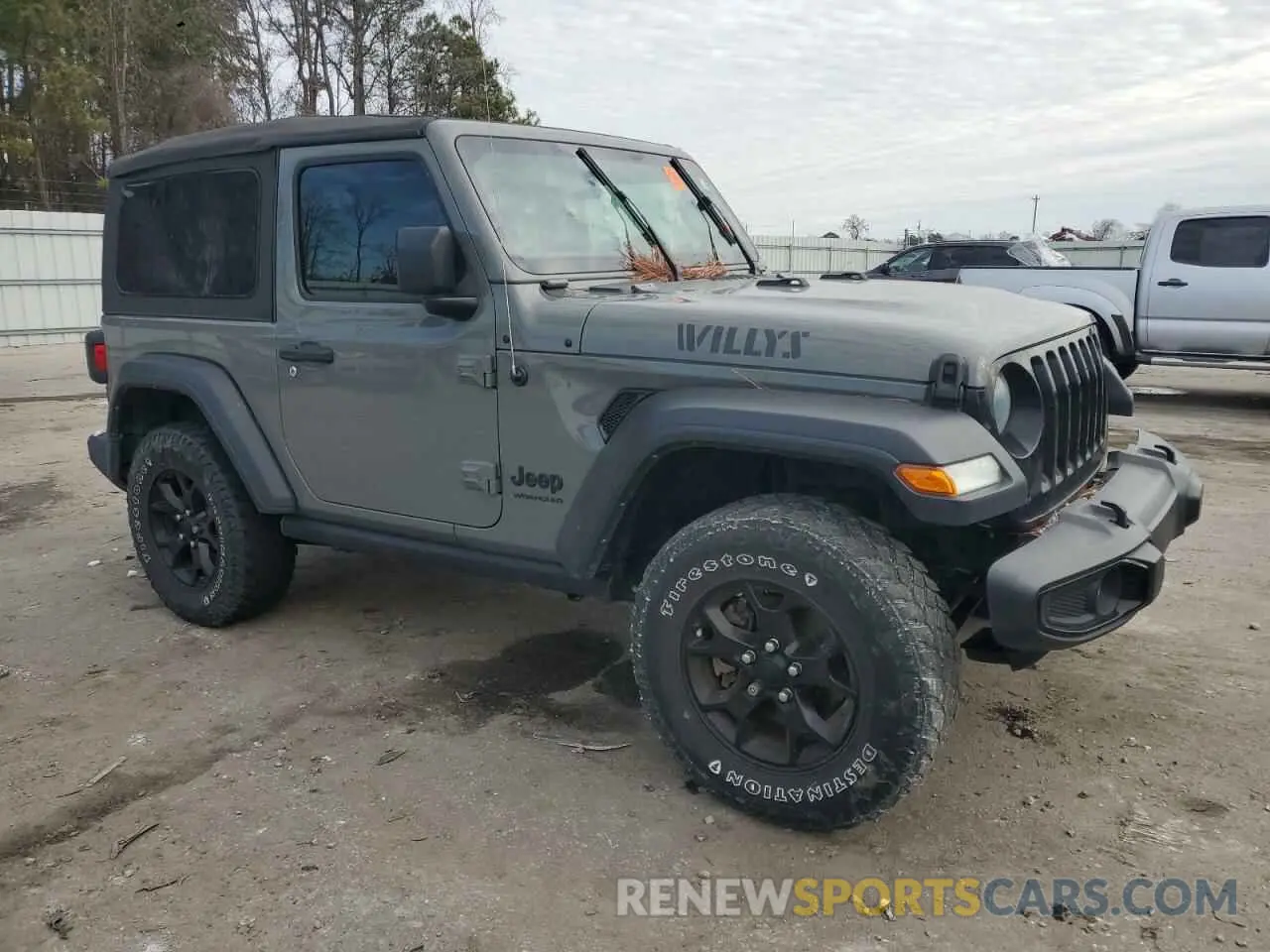 4 Фотография поврежденного автомобиля 1C4GJXAN4MW663492 JEEP WRANGLER 2021