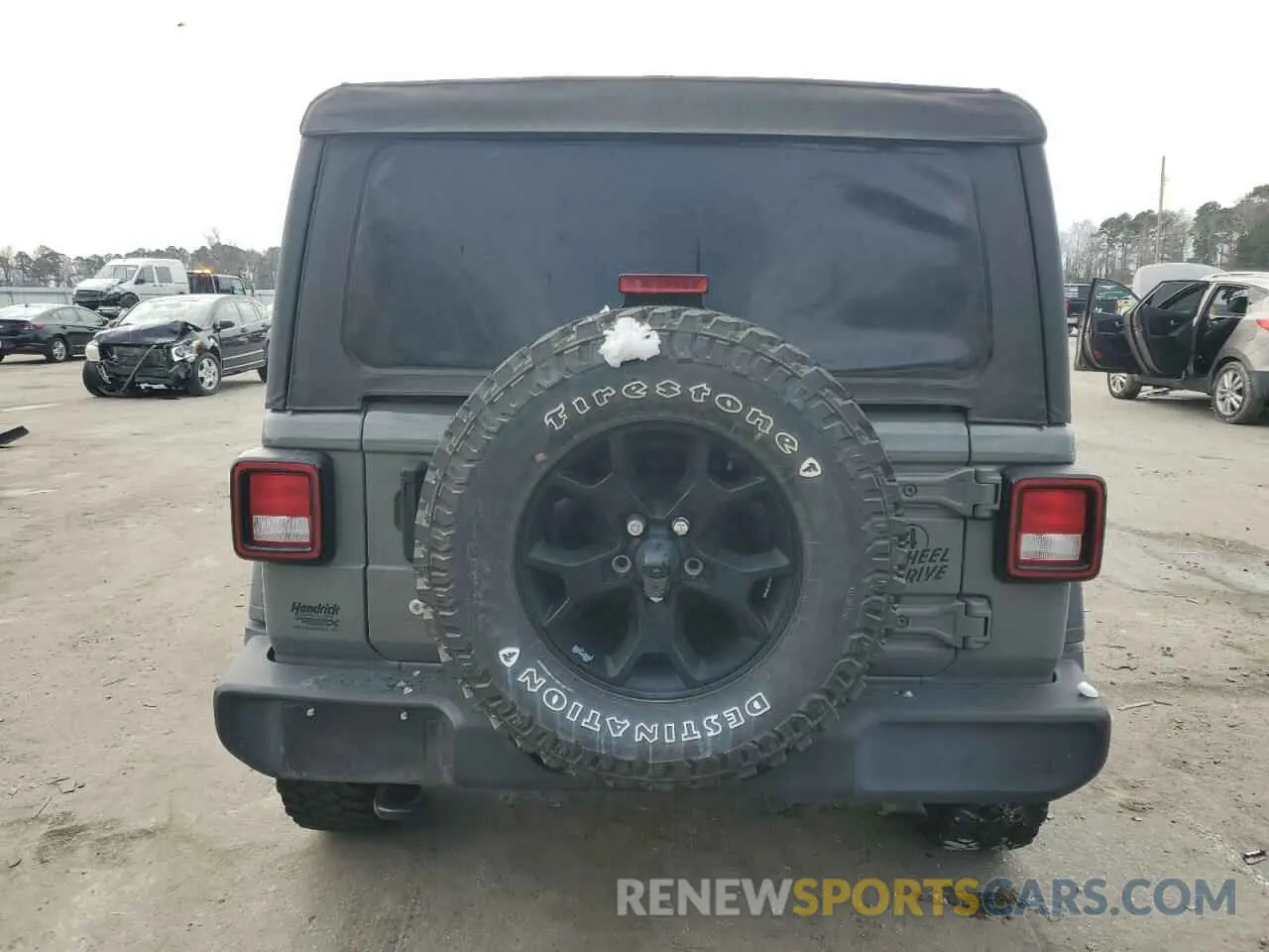 6 Фотография поврежденного автомобиля 1C4GJXAN4MW663492 JEEP WRANGLER 2021