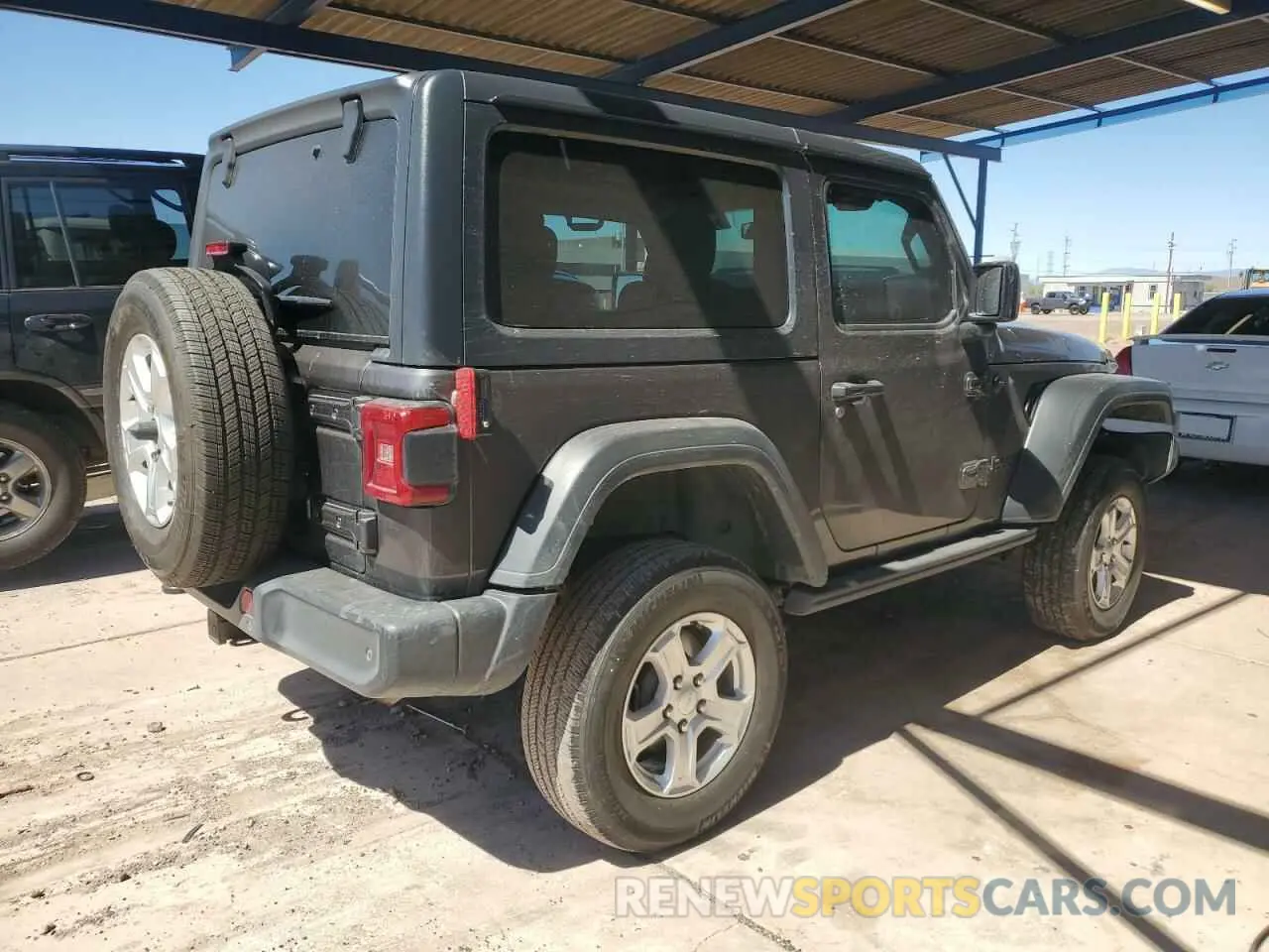 3 Фотография поврежденного автомобиля 1C4GJXAN4MW751023 JEEP WRANGLER 2021