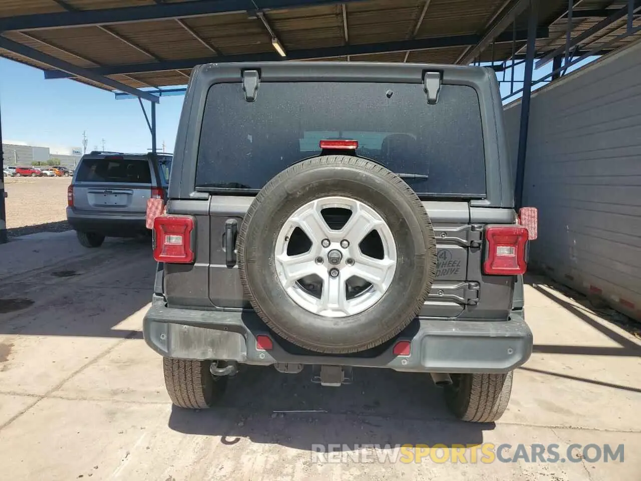 6 Фотография поврежденного автомобиля 1C4GJXAN4MW751023 JEEP WRANGLER 2021