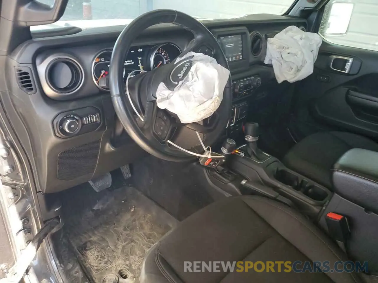8 Фотография поврежденного автомобиля 1C4GJXAN4MW751023 JEEP WRANGLER 2021