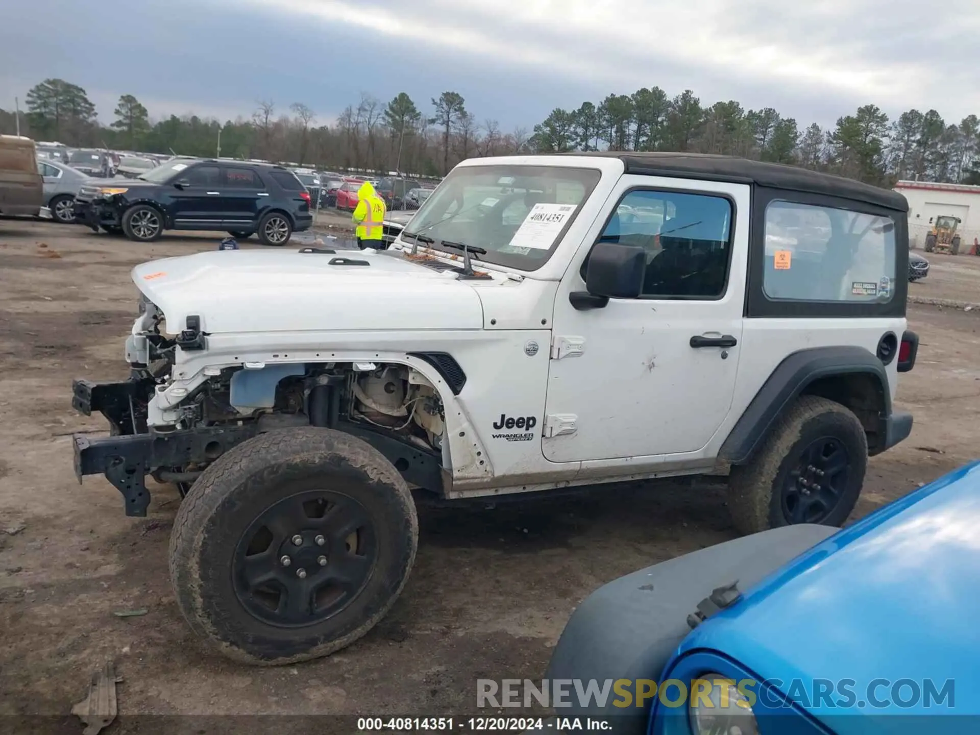 14 Photograph of a damaged car 1C4GJXAN6MW677281 JEEP WRANGLER 2021