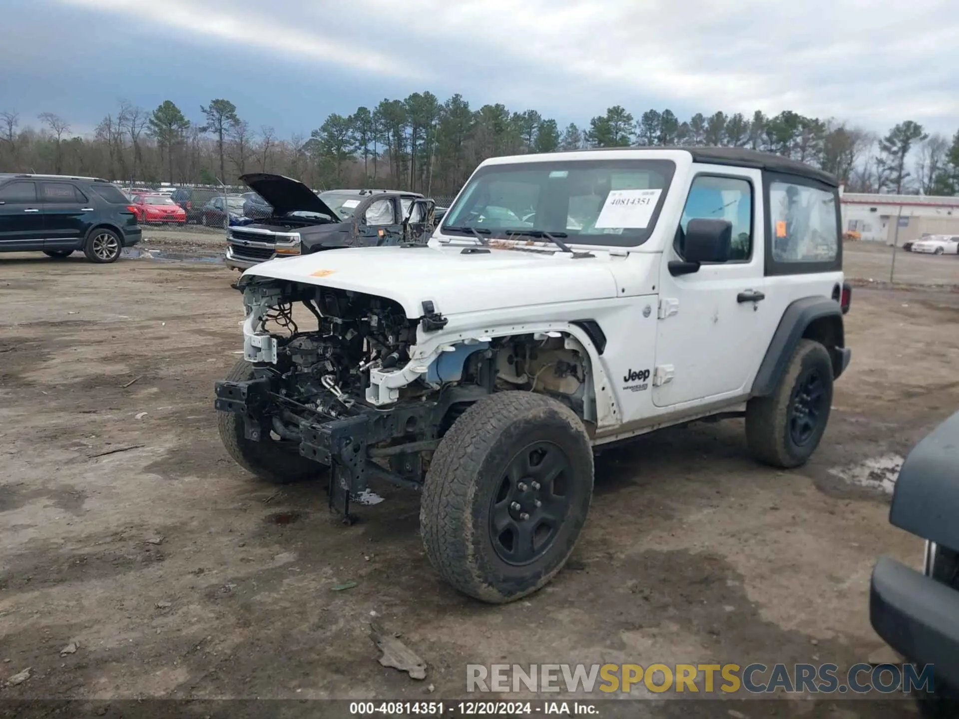 2 Photograph of a damaged car 1C4GJXAN6MW677281 JEEP WRANGLER 2021