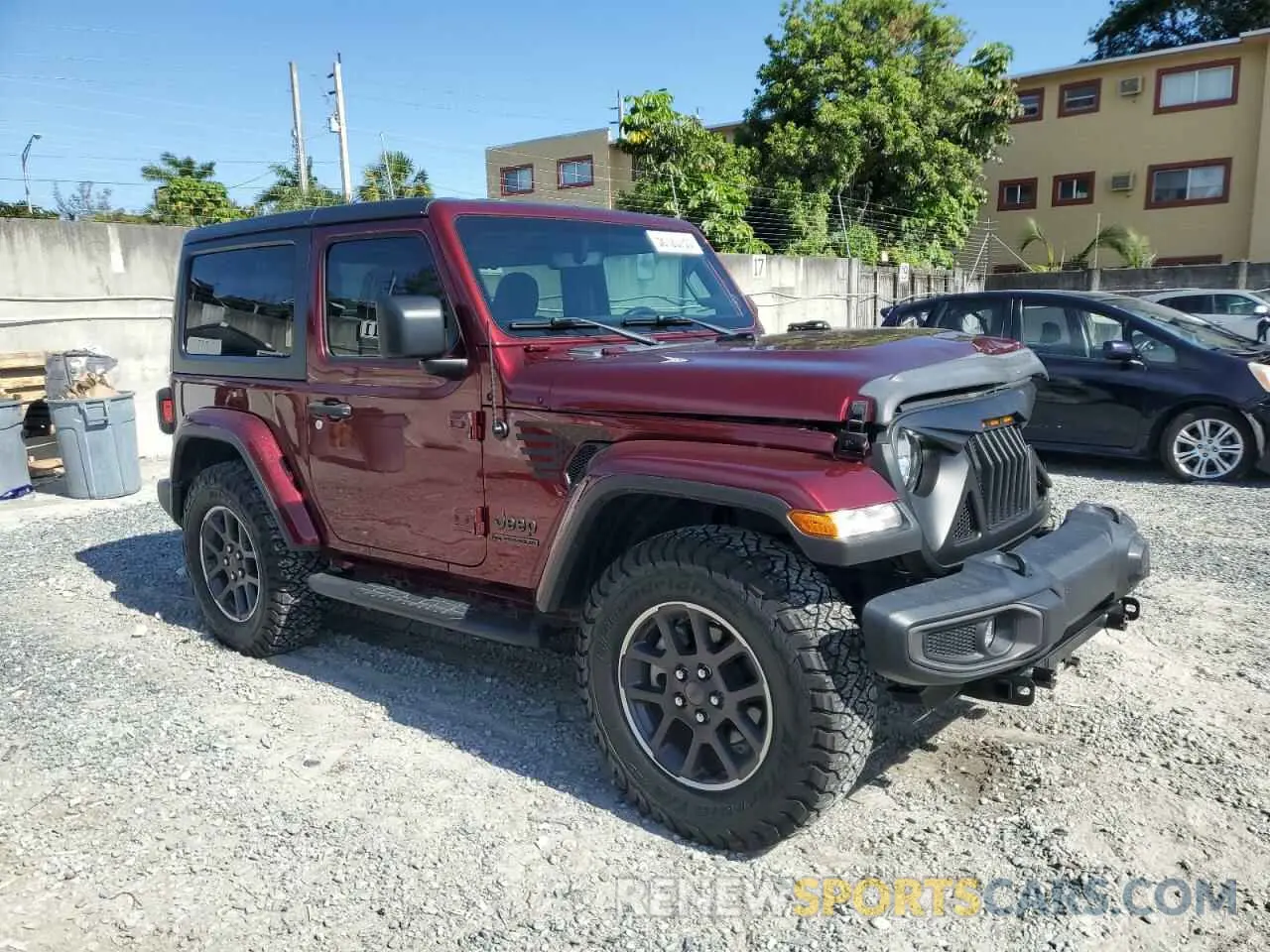 4 Photograph of a damaged car 1C4GJXAN7MW631703 JEEP WRANGLER 2021