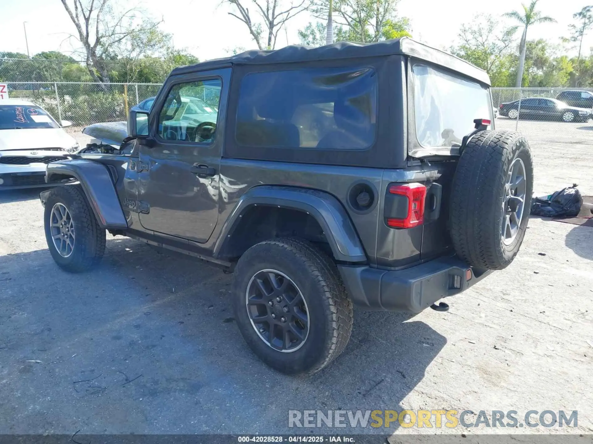 3 Фотография поврежденного автомобиля 1C4GJXAN7MW691190 JEEP WRANGLER 2021