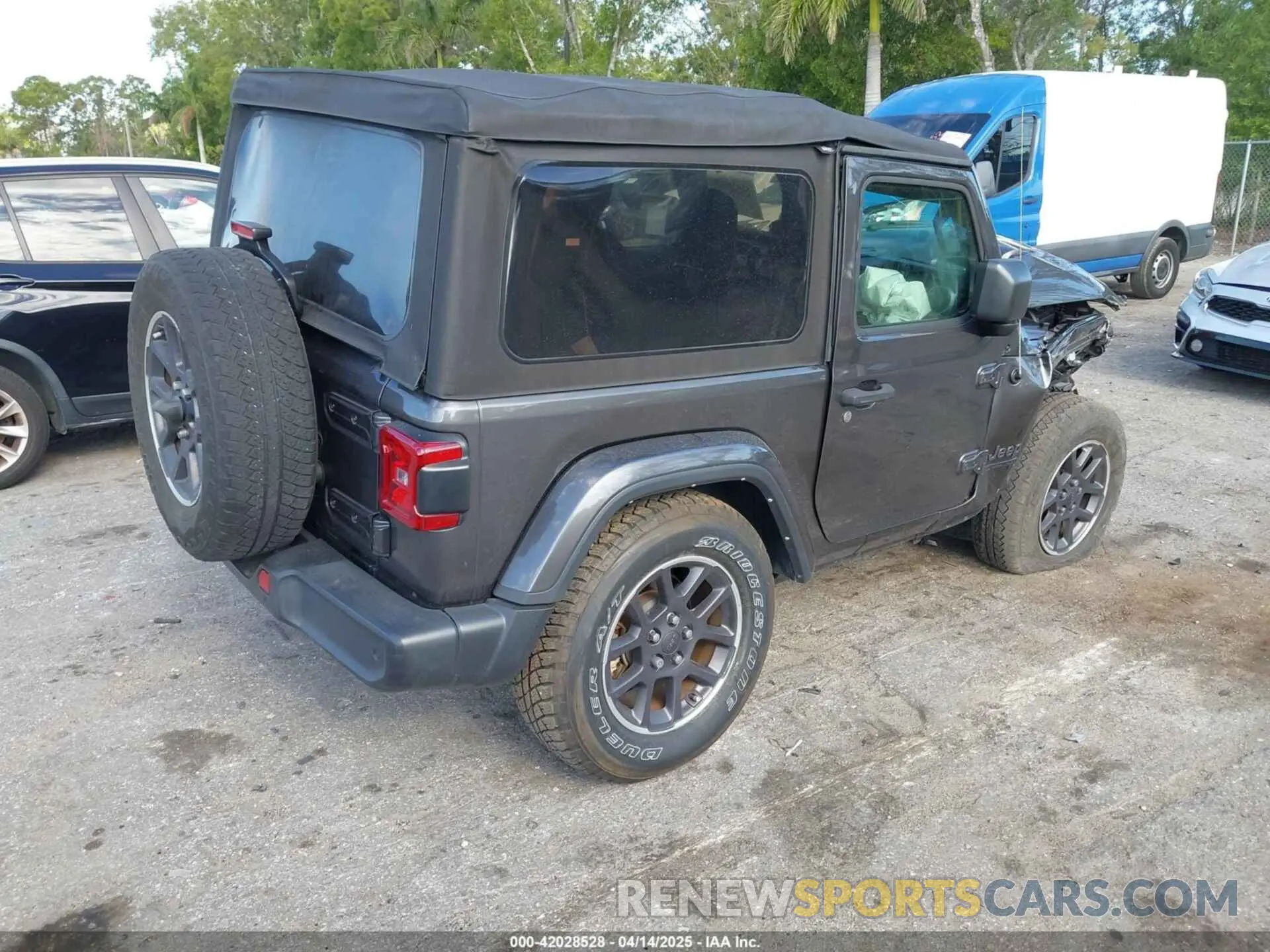 4 Фотография поврежденного автомобиля 1C4GJXAN7MW691190 JEEP WRANGLER 2021