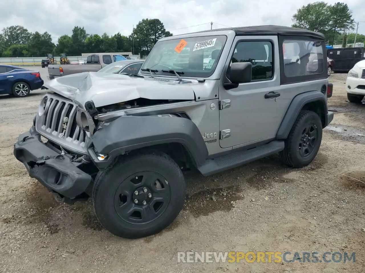 1 Photograph of a damaged car 1C4GJXAN9MW541839 JEEP WRANGLER 2021