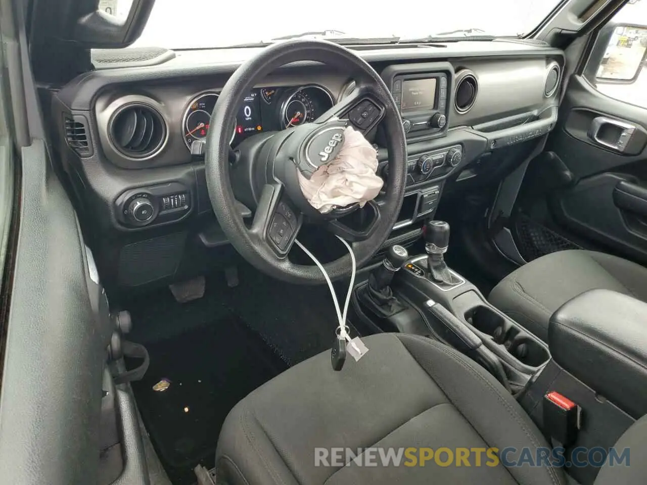 8 Photograph of a damaged car 1C4GJXAN9MW541839 JEEP WRANGLER 2021