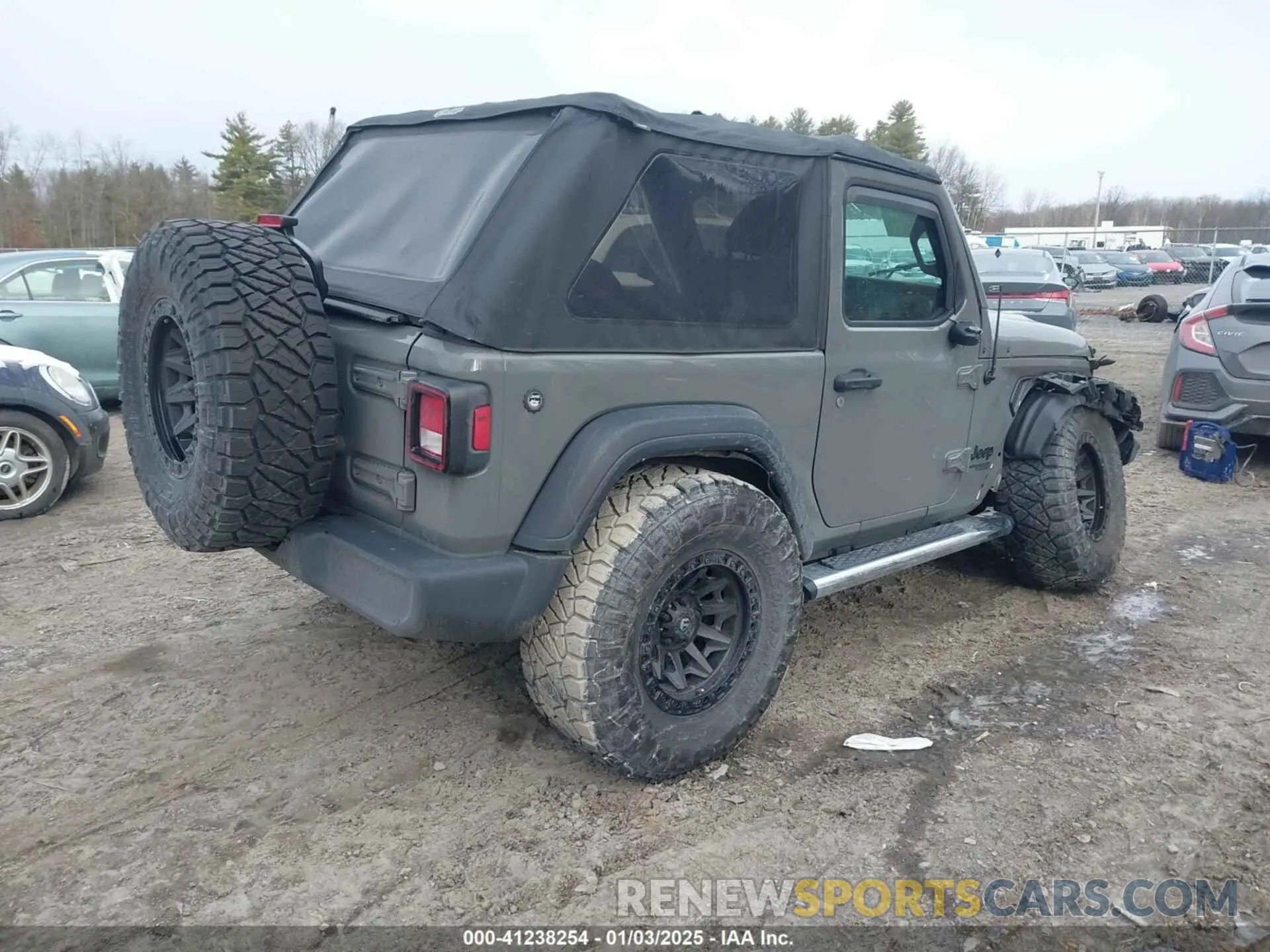 4 Фотография поврежденного автомобиля 1C4GJXAN9MW768559 JEEP WRANGLER 2021