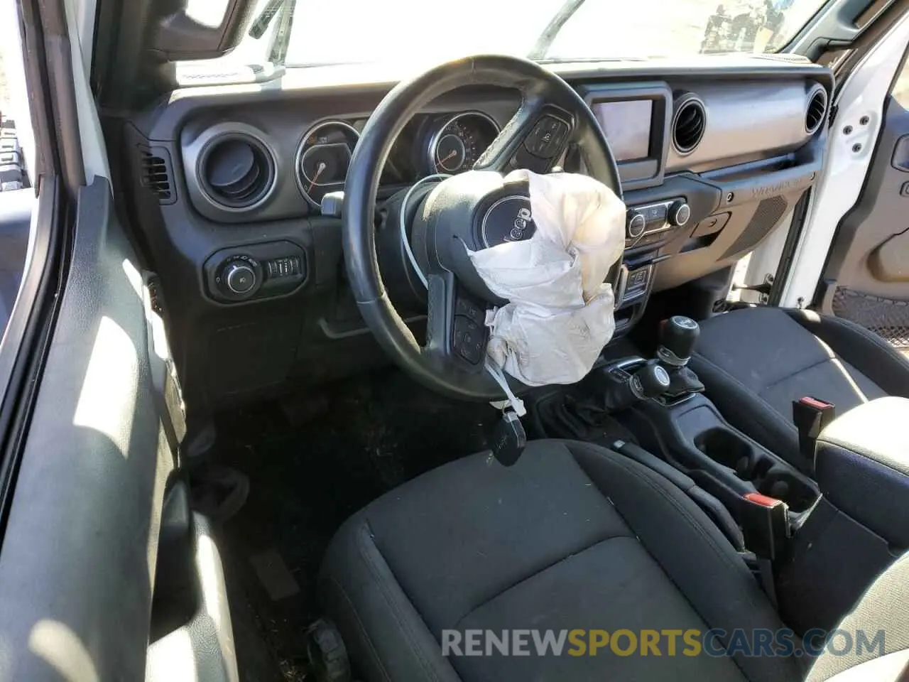 8 Фотография поврежденного автомобиля 1C4GJXANXMW751236 JEEP WRANGLER 2021