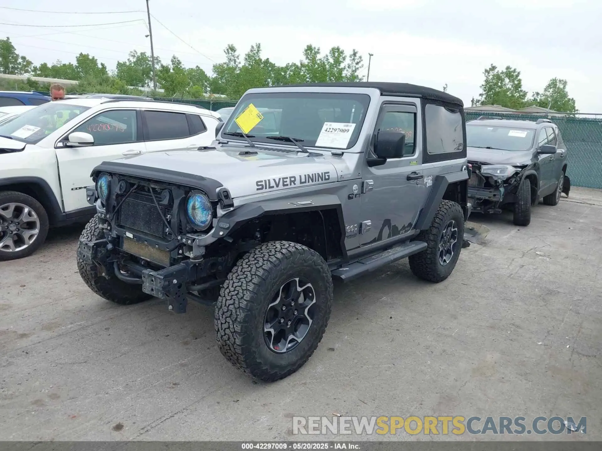 2 Photograph of a damaged car 1C4HJXAG4MW614802 JEEP WRANGLER 2021