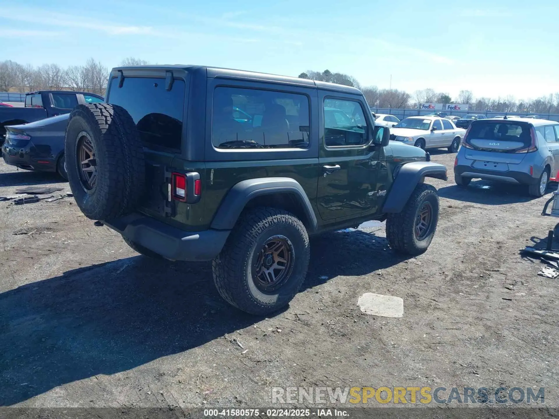 4 Фотография поврежденного автомобиля 1C4HJXAG4MW647038 JEEP WRANGLER 2021