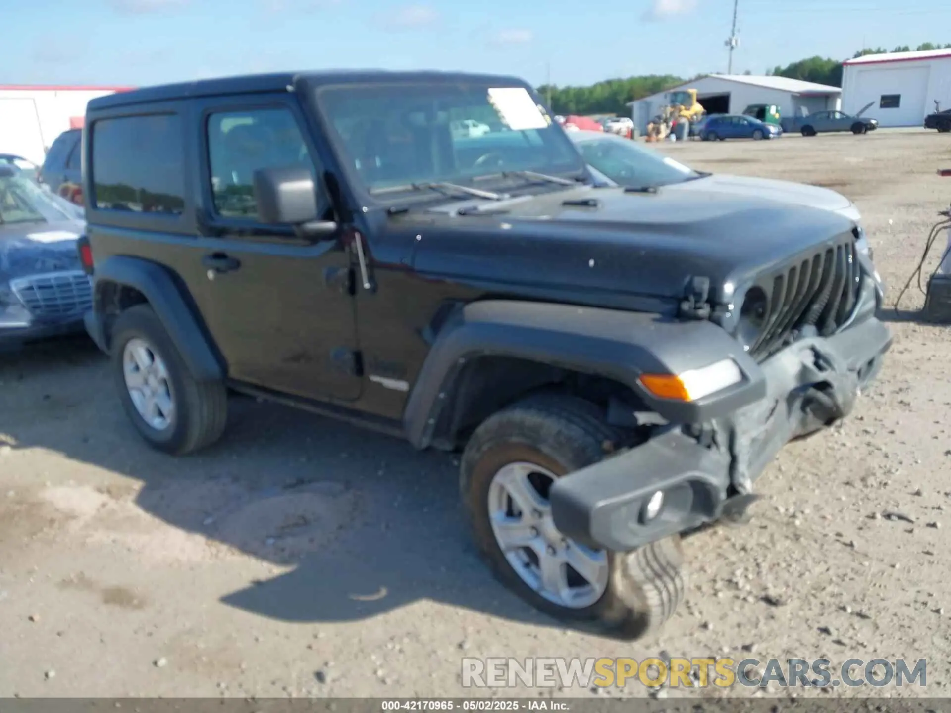 1 Photograph of a damaged car 1C4HJXAG6MW744998 JEEP WRANGLER 2021