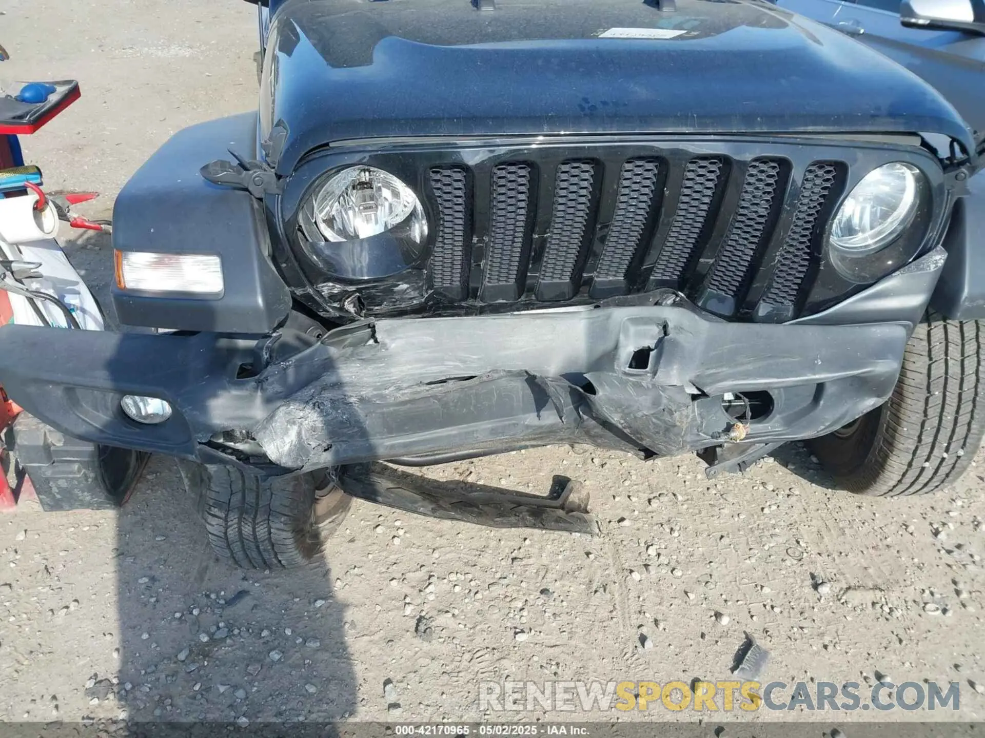 6 Photograph of a damaged car 1C4HJXAG6MW744998 JEEP WRANGLER 2021