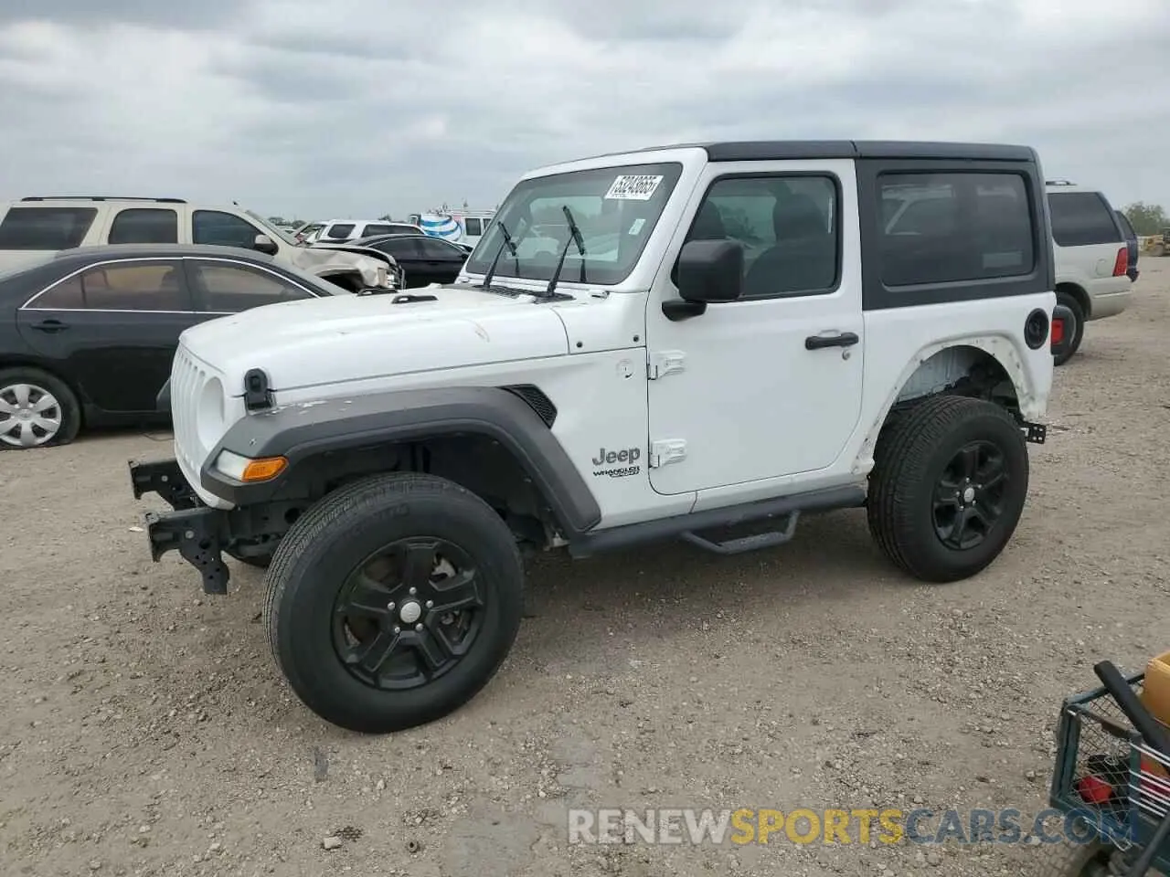 1 Photograph of a damaged car 1C4HJXAG7MW542333 JEEP WRANGLER 2021