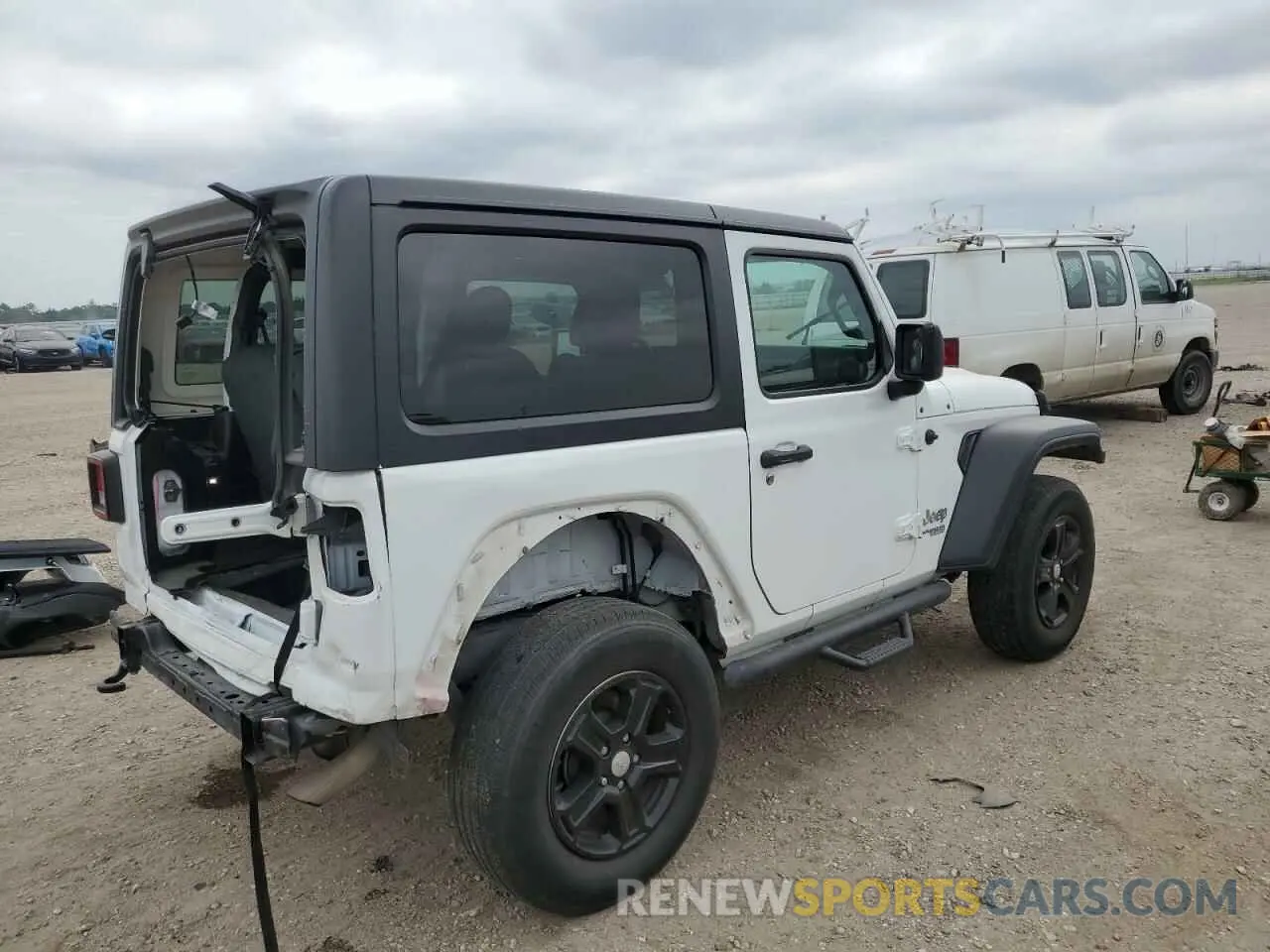 3 Photograph of a damaged car 1C4HJXAG7MW542333 JEEP WRANGLER 2021