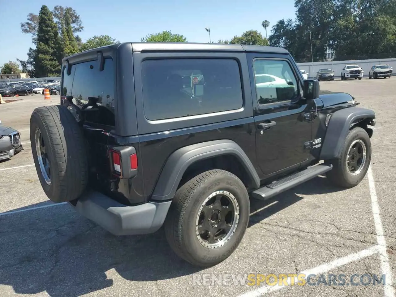 3 Photograph of a damaged car 1C4HJXAG8MW560615 JEEP WRANGLER 2021