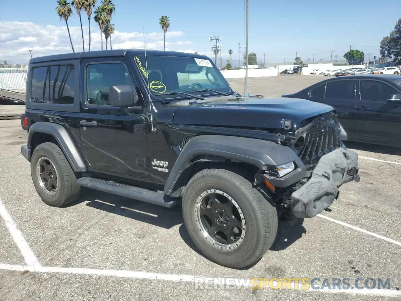 4 Photograph of a damaged car 1C4HJXAG8MW560615 JEEP WRANGLER 2021