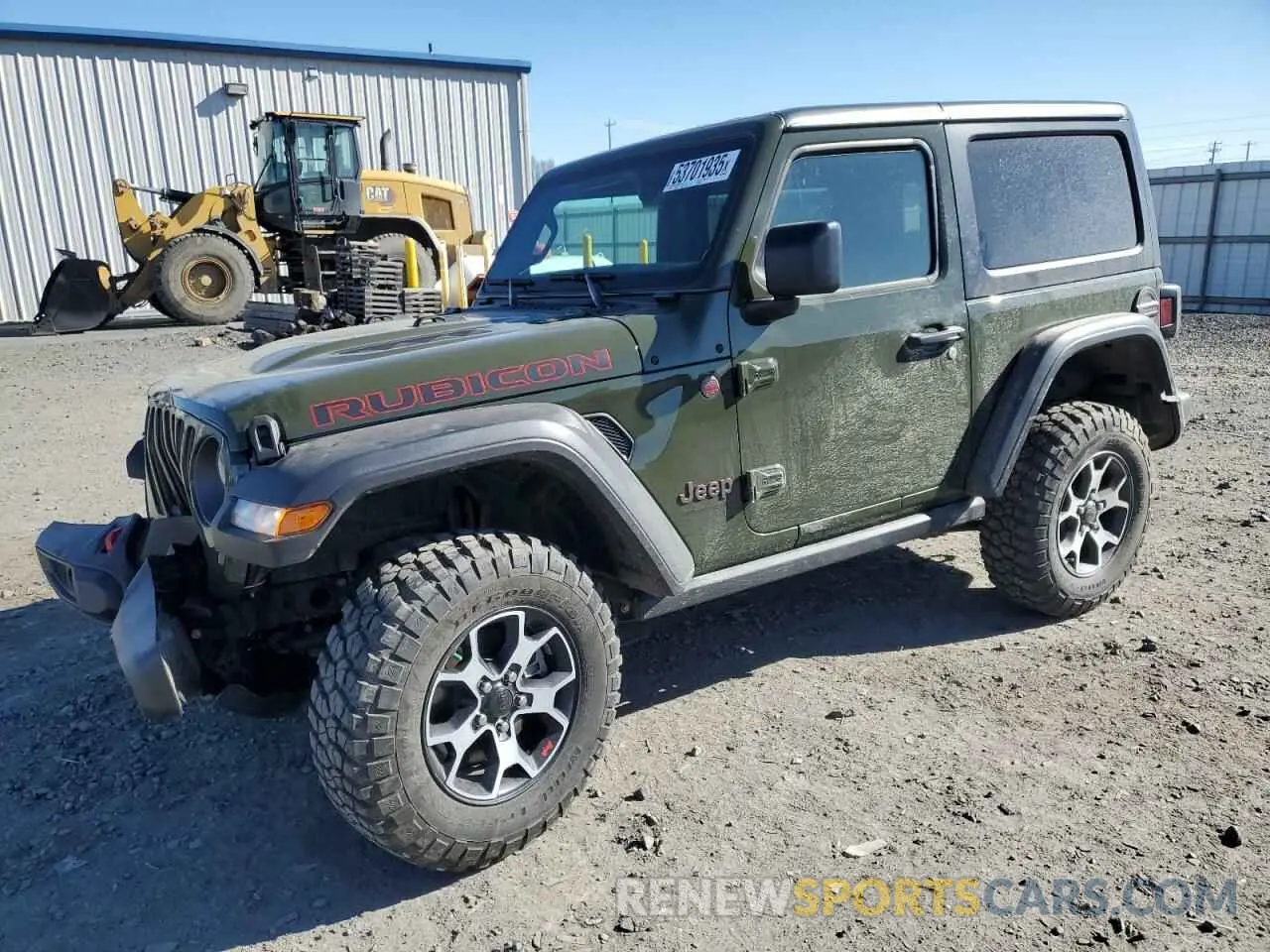 1 Photograph of a damaged car 1C4HJXCG6MW688865 JEEP WRANGLER 2021