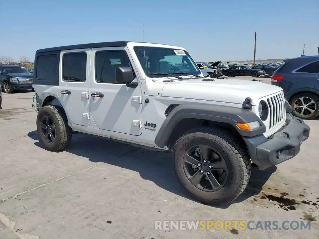 4 Photograph of a damaged car 1C4HJXDG1MW505564 JEEP WRANGLER 2021