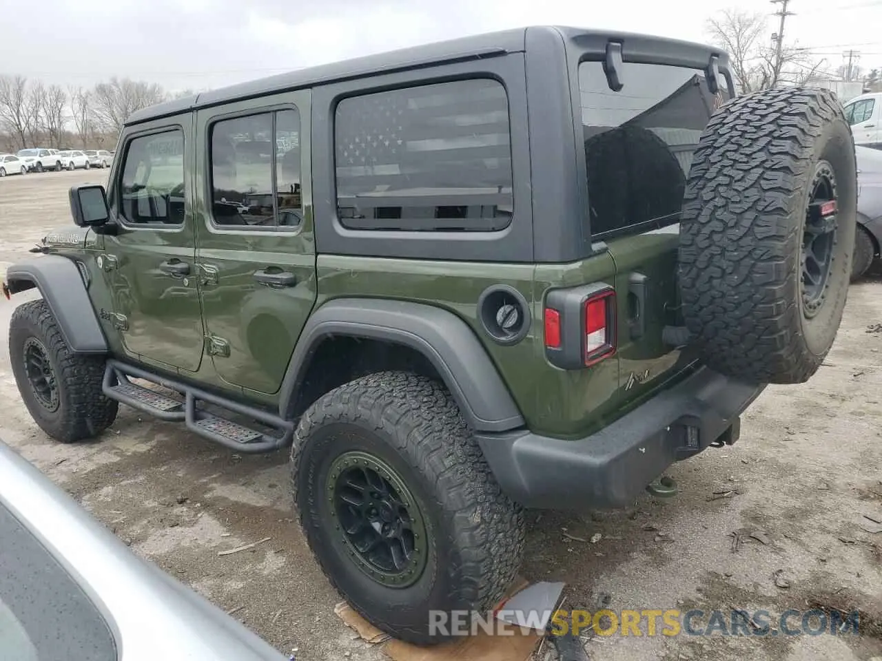 2 Photograph of a damaged car 1C4HJXDG2MW563201 JEEP WRANGLER 2021