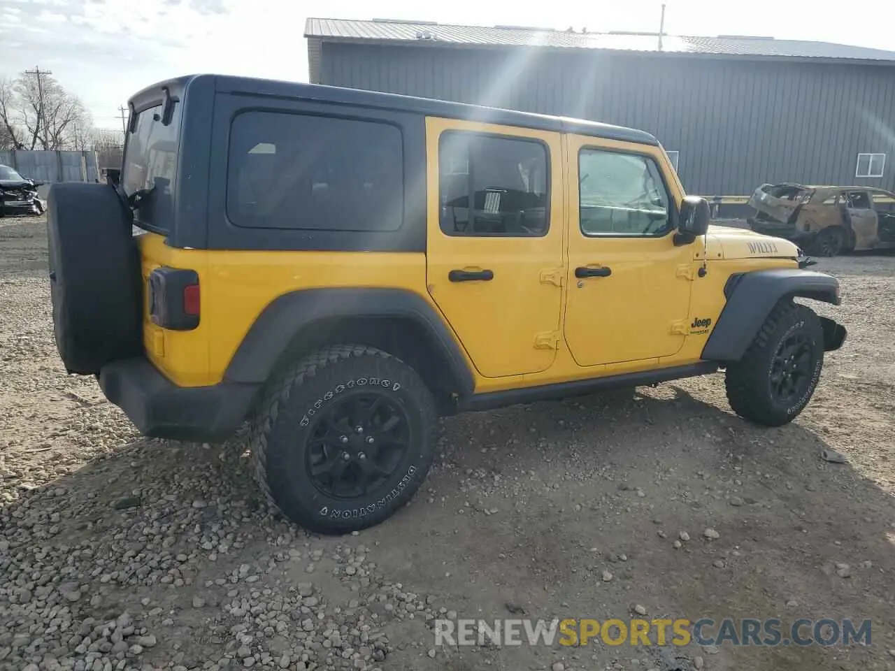 3 Фотография поврежденного автомобиля 1C4HJXDG4MW518776 JEEP WRANGLER 2021