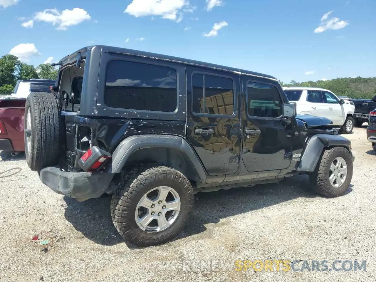 3 Photograph of a damaged car 1C4HJXDG4MW532158 JEEP WRANGLER 2021