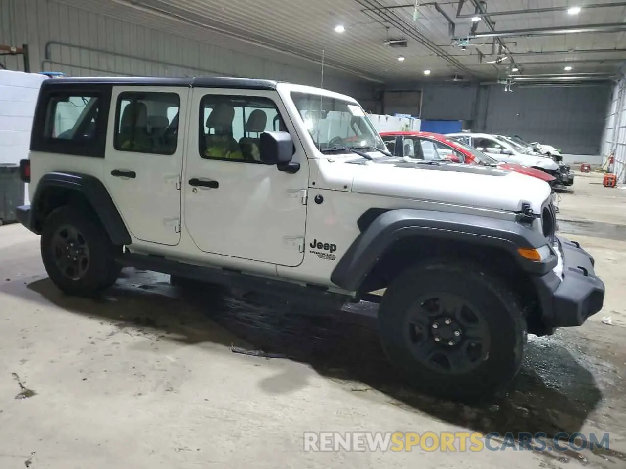 4 Фотография поврежденного автомобиля 1C4HJXDG4MW821718 JEEP WRANGLER 2021