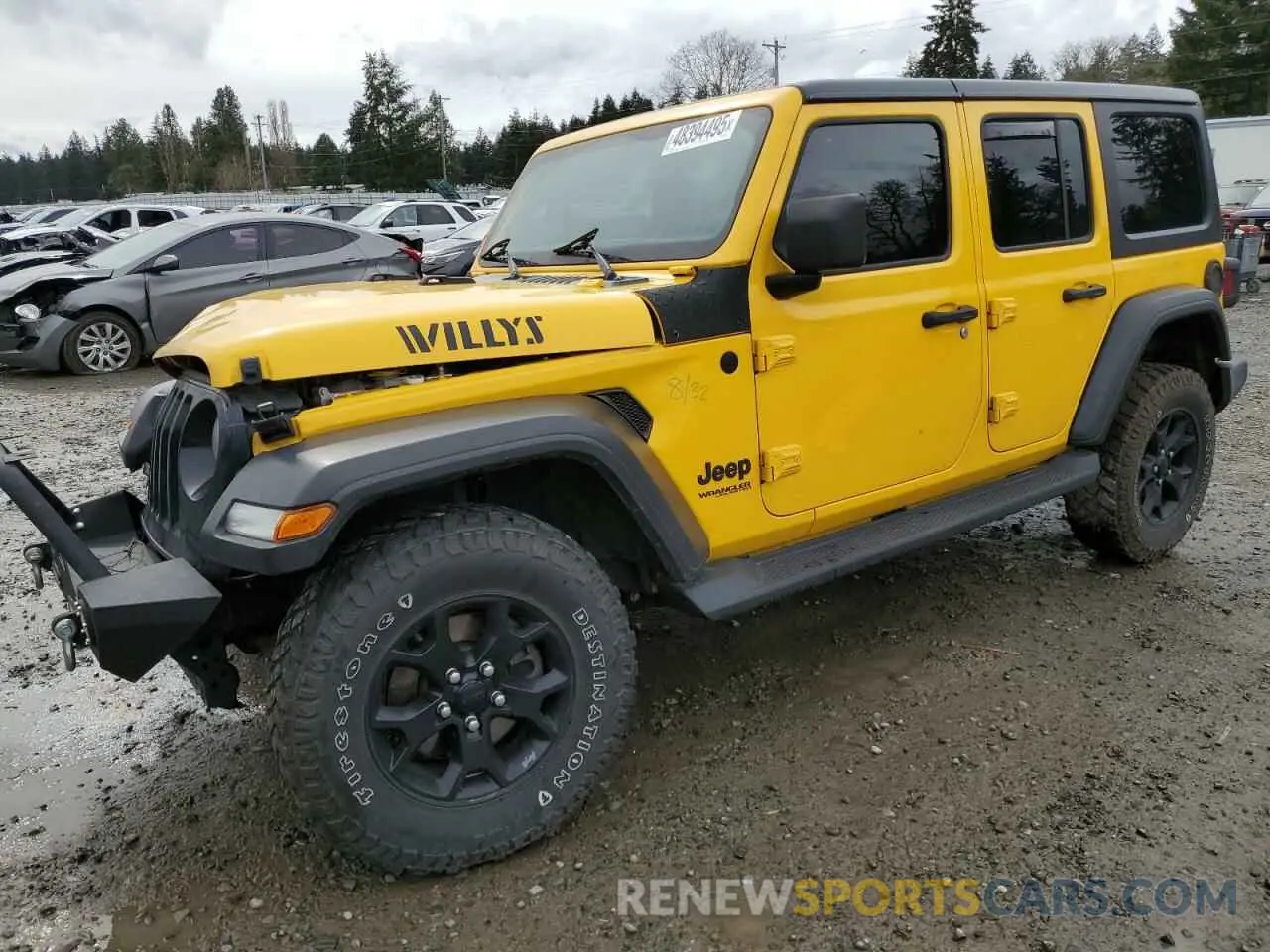 1 Фотография поврежденного автомобиля 1C4HJXDG5MW577822 JEEP WRANGLER 2021