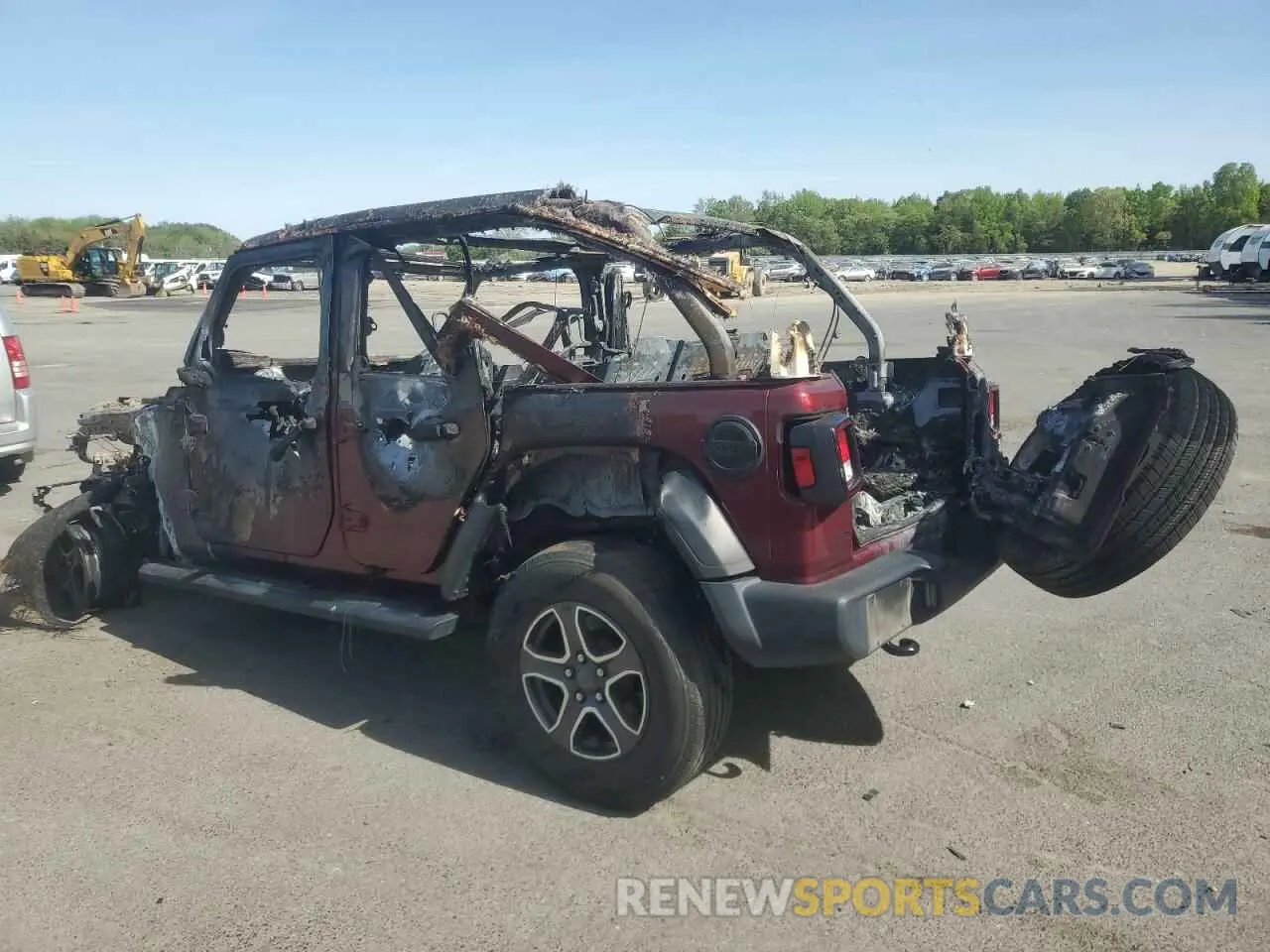 2 Фотография поврежденного автомобиля 1C4HJXDG5MW809996 JEEP WRANGLER 2021