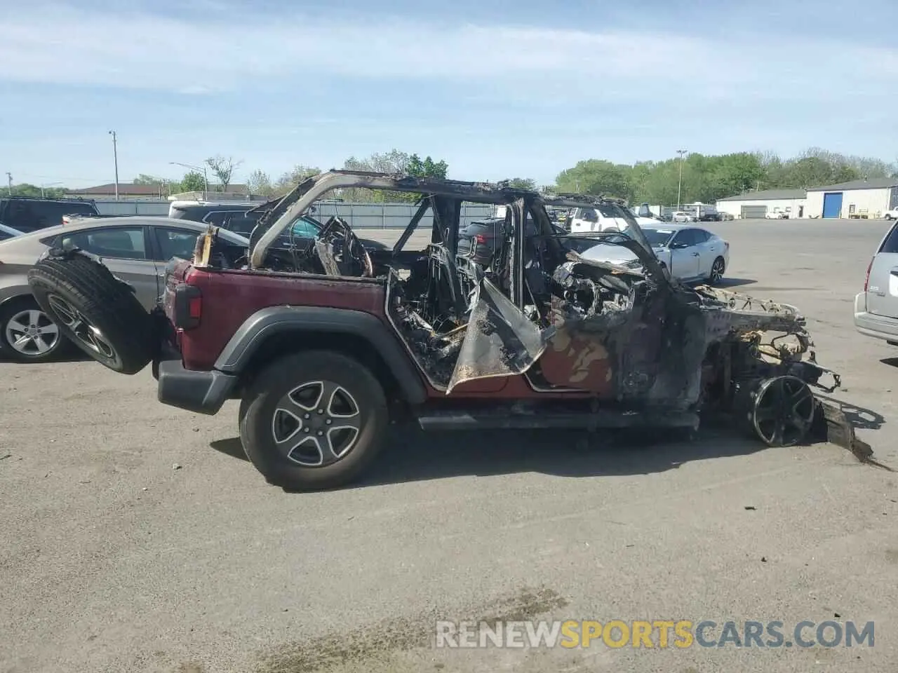 3 Фотография поврежденного автомобиля 1C4HJXDG5MW809996 JEEP WRANGLER 2021