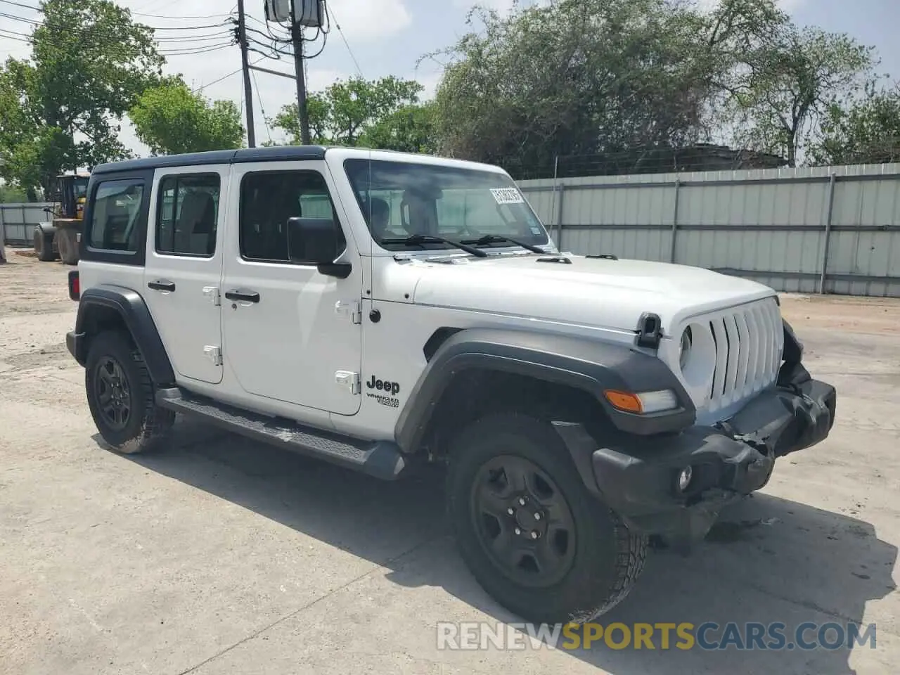 4 Photograph of a damaged car 1C4HJXDG6MW816651 JEEP WRANGLER 2021