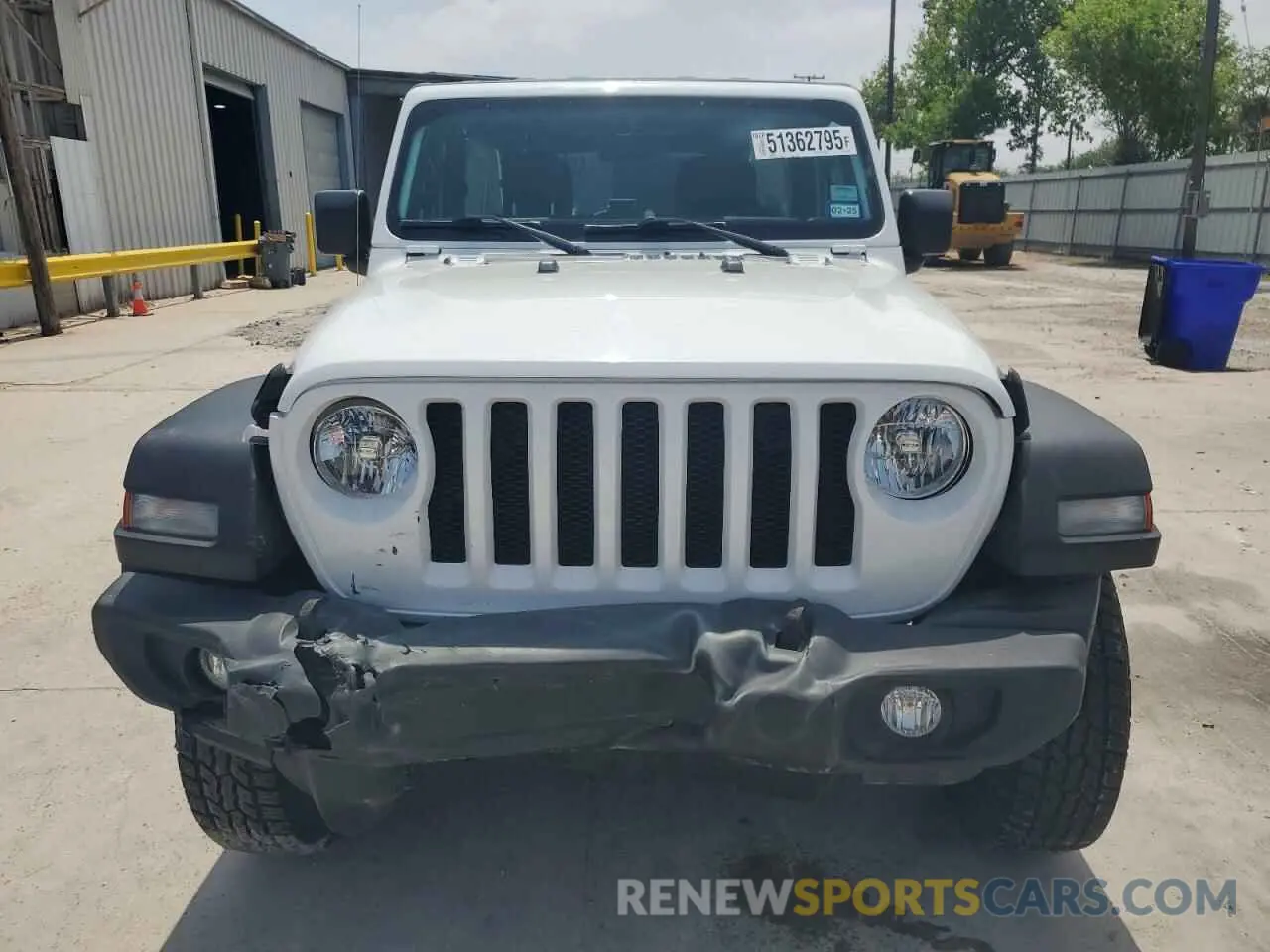 5 Photograph of a damaged car 1C4HJXDG6MW816651 JEEP WRANGLER 2021