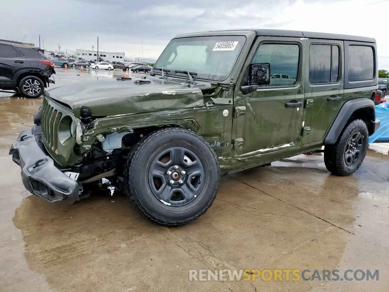 1 Фотография поврежденного автомобиля 1C4HJXDG7MW708491 JEEP WRANGLER 2021