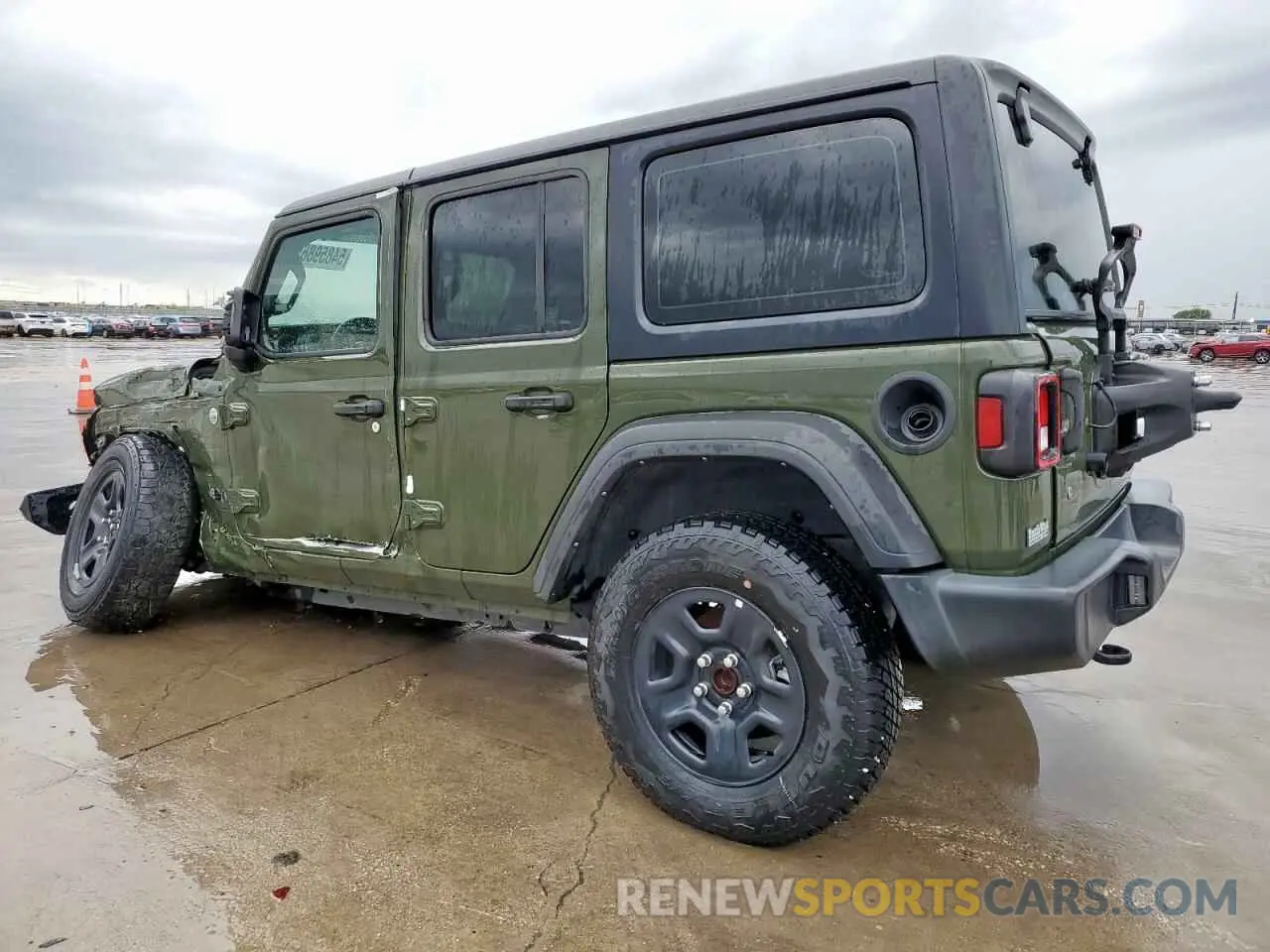 2 Фотография поврежденного автомобиля 1C4HJXDG7MW708491 JEEP WRANGLER 2021