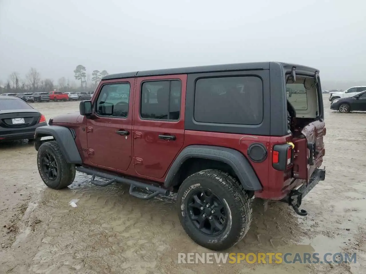 2 Photograph of a damaged car 1C4HJXDG7MW814908 JEEP WRANGLER 2021