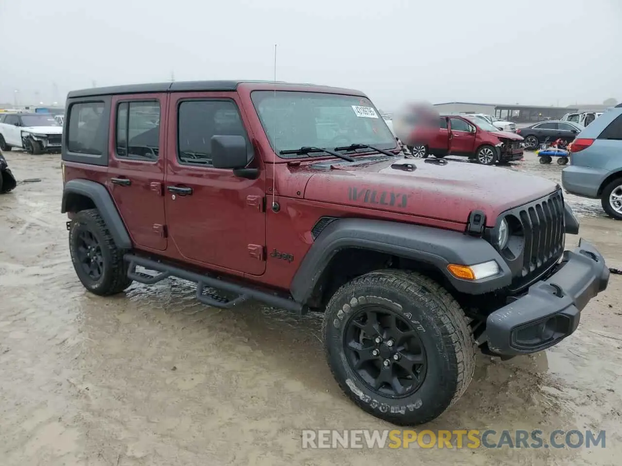 4 Photograph of a damaged car 1C4HJXDG7MW814908 JEEP WRANGLER 2021