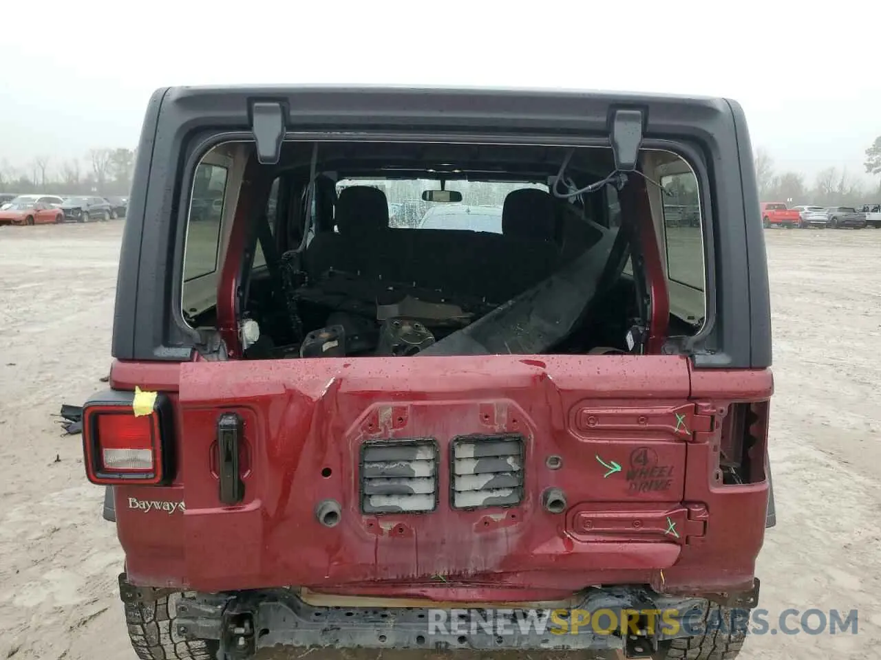 6 Photograph of a damaged car 1C4HJXDG7MW814908 JEEP WRANGLER 2021