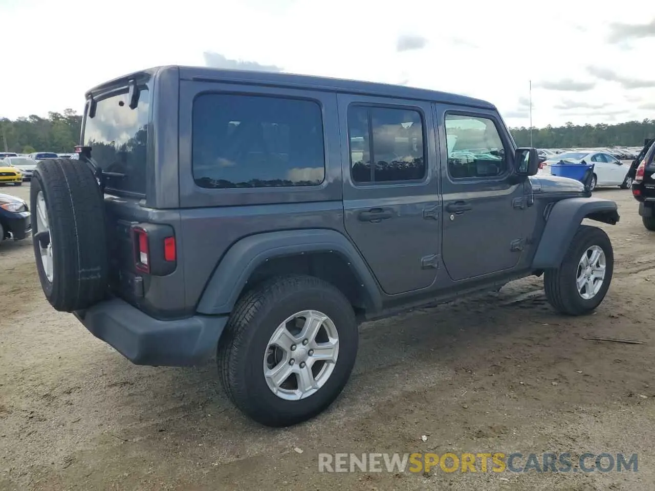 3 Photograph of a damaged car 1C4HJXDG8MW836142 JEEP WRANGLER 2021