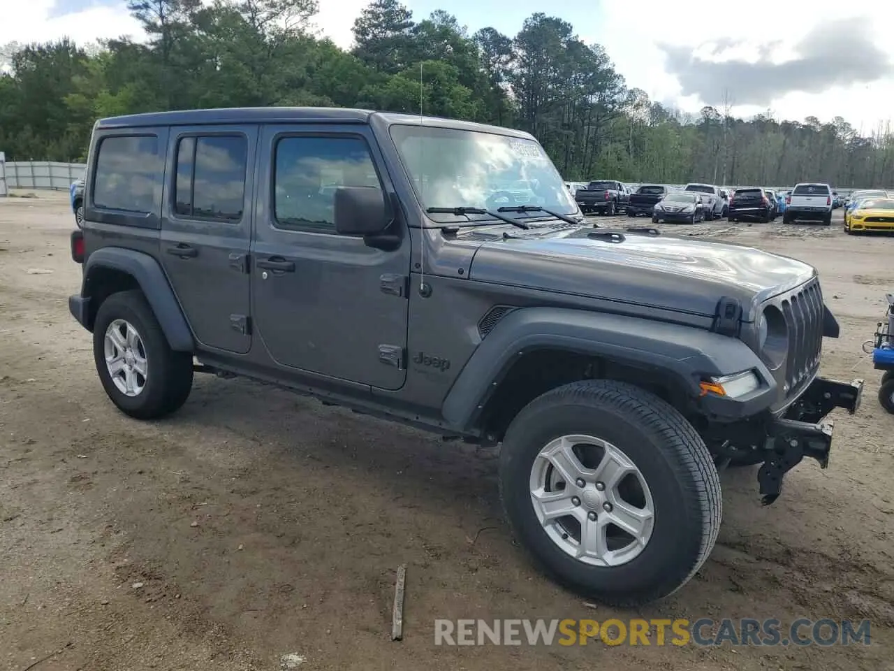 4 Photograph of a damaged car 1C4HJXDG8MW836142 JEEP WRANGLER 2021