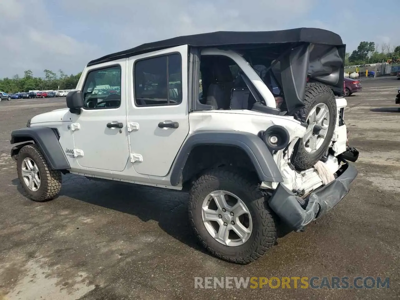 2 Photograph of a damaged car 1C4HJXDG9MW504842 JEEP WRANGLER 2021